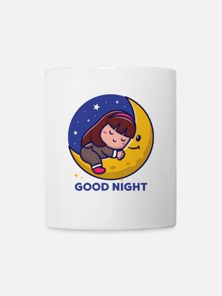 Good night - Tasse - Weiß