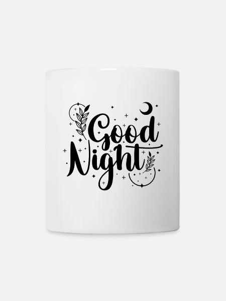 Good Night - Tasse - Weiß
