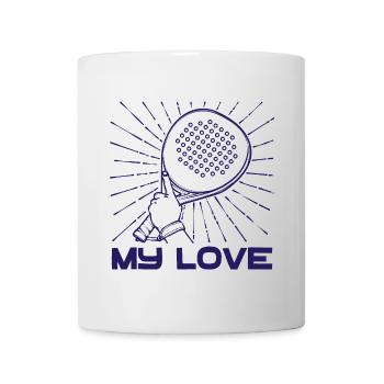 Padel Racket Spieler Statement Sportart Padelspiel - Tasse - Weiß - Vorne
