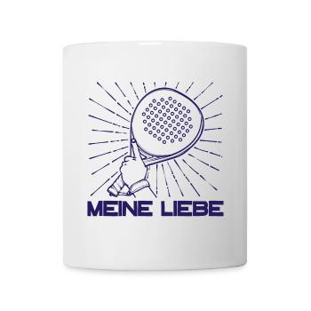 Padelspiel Racket Padel Sportart Spieler Statement - Tasse - Weiß - Vorne