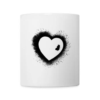 Butterfly heart - Mug - white - Front