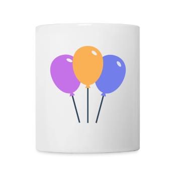 Colorful balloons - Mug - white - Front