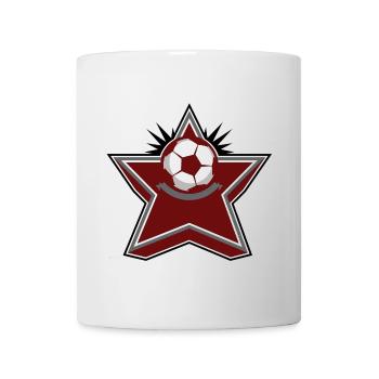Red Star Football Logo - Mug - white - Front