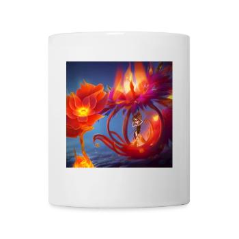 The flower of fire always blooming with fairy. - Mug - white - Front