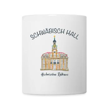 Schwäbisch Hall, Historic Town Hall, Germany - Mug - white - Front