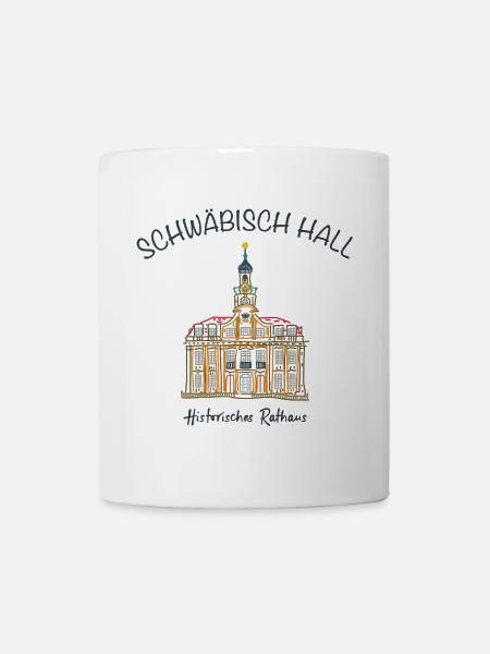 Schwäbisch Hall, Historisches Rathaus, Deutschland - Tasse - Weiß