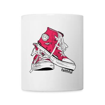 Faithful-Pink - Tasse - Weiß - Vorne