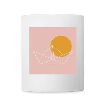 Paperboat Sun - Mug blanc - blanc - Devant