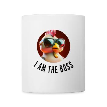 Cooles Huhn mit Sonnenbrille - Tasse - Weiß - Vorne