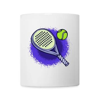 Sport Player Ball Racket Serve Fans - Mug - white - Front