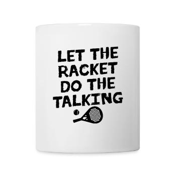 Sport Padel Player Statement Racket Ball - Mug blanc - blanc - Devant