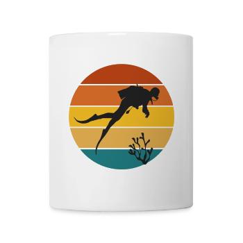 Scuba diving, diving - Mug - white - Front