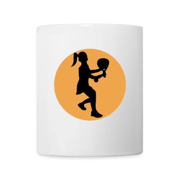 Schläger Bälle Trainer Padel Spieler Training - Tasse - Weiß - Vorne