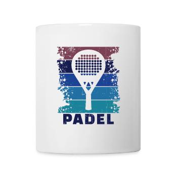 Padel Padelspiel Racket Rückschlag Sportart Spruch - Tasse - Weiß - Vorne