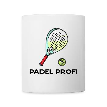 Padel Game Player Statement Padel Racket Balls - Mug - white - Front