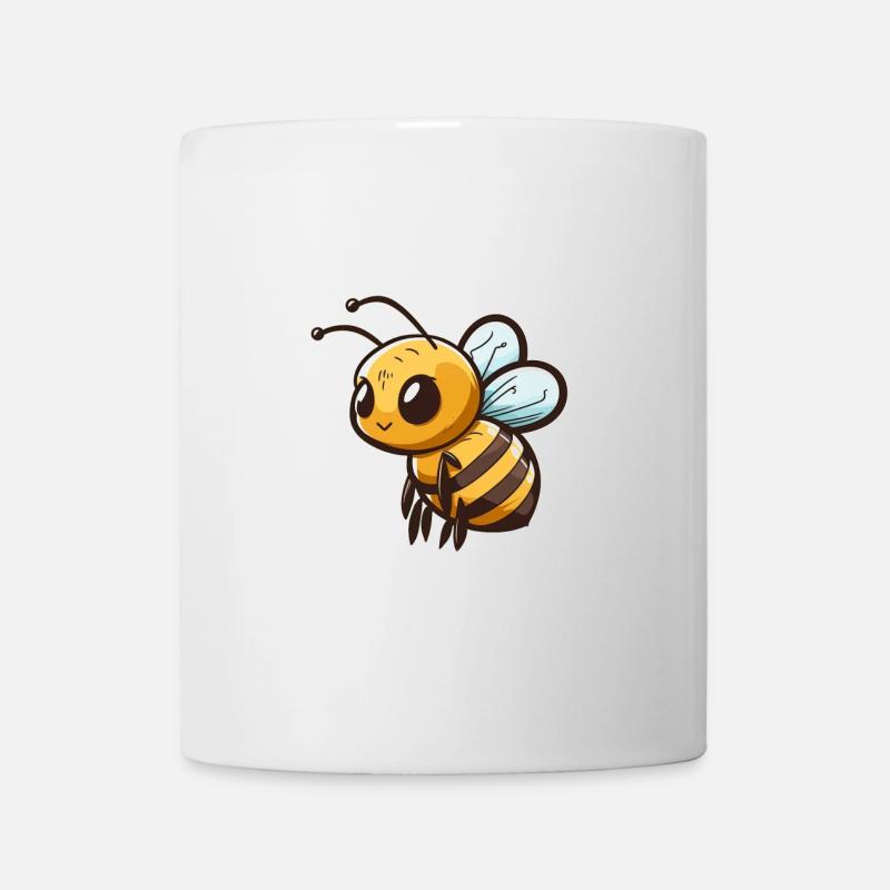 Cute Comic Bee - Mug - white