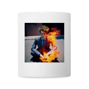 Der Brennende Mann 01 - Tasse - Weiß - Vorne
