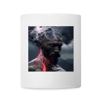 Portrait elektrik 09 - Mug blanc - blanc - Devant