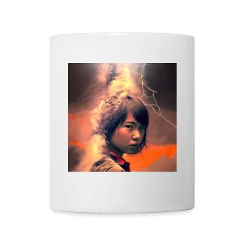 Portrait elektrik 16 - Mug blanc - blanc - Devant