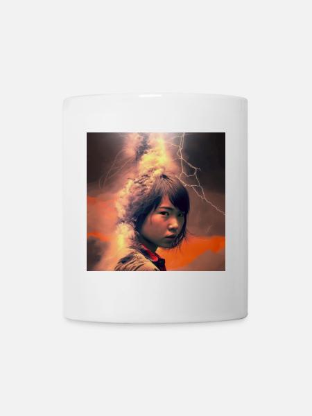 Portrait elektrik 16 - Mug blanc - blanc