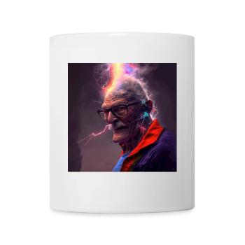 Portrait elektrik 14 - Mug blanc - blanc - Devant