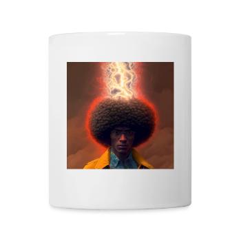 Portrait elektrik 19 - Mug blanc - blanc - Devant