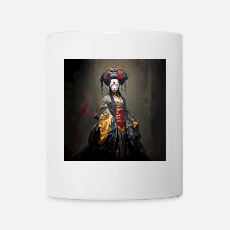 Geisha Zombie 01 - Tasse - Weiß