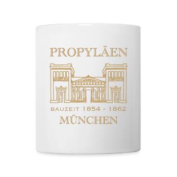 Propyläen, Munich, landmark city gate, Bavaria - Mug - white - Front