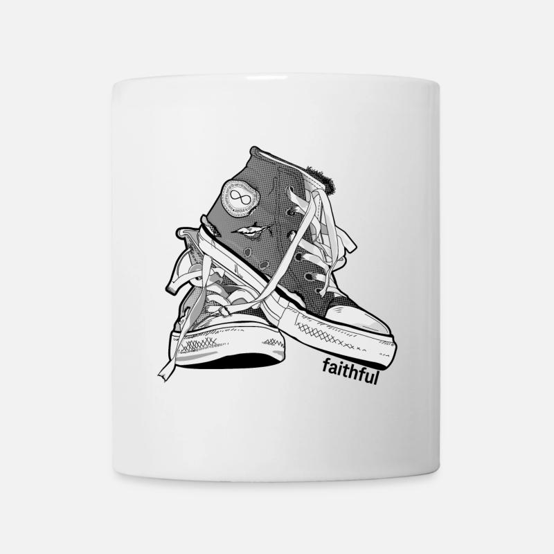 faithful-bw - Tasse - Weiß