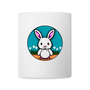 Kleiner Hase Osterhase - Tasse - Weiß - Vorne