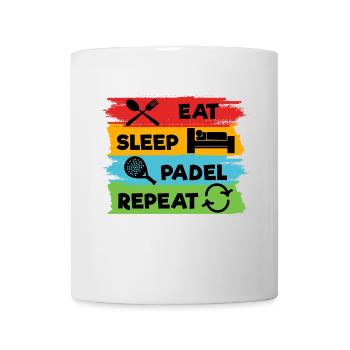 Leisure Player Padel Statement Sport Padel Game - Mug - white - Front
