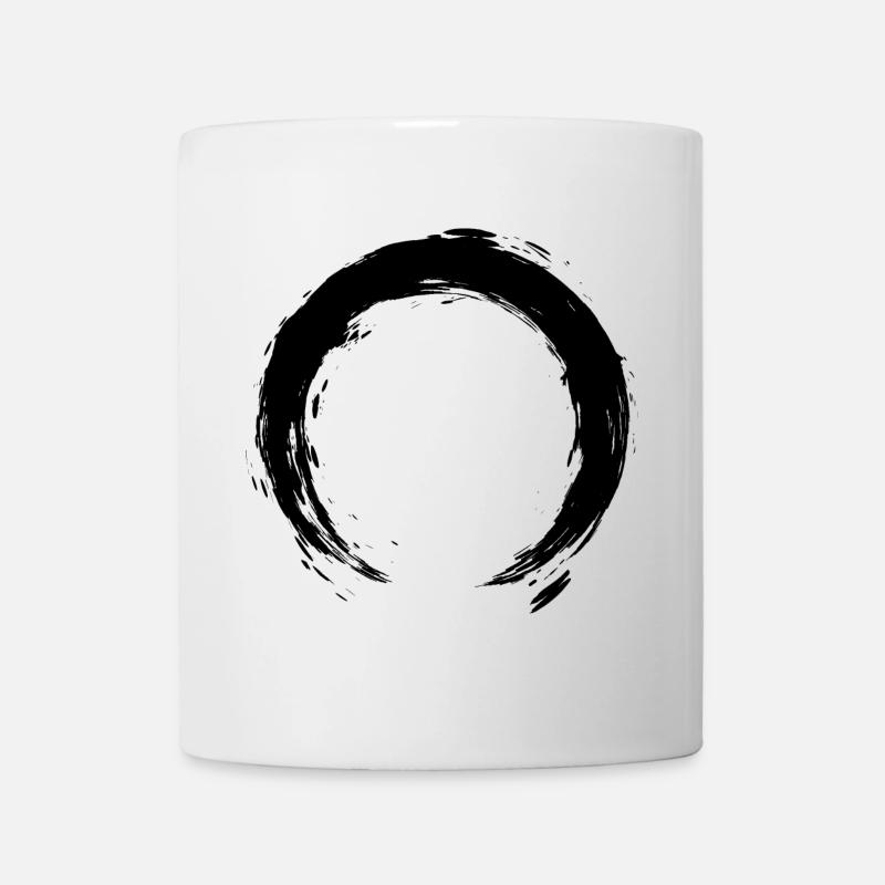 Enso Zen Kreis - Tasse - Weiß