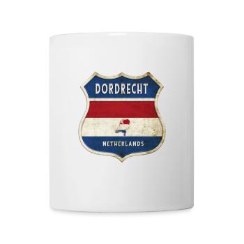 Dordrecht Niederlande Wappen Design - Tasse - Weiß - Vorne