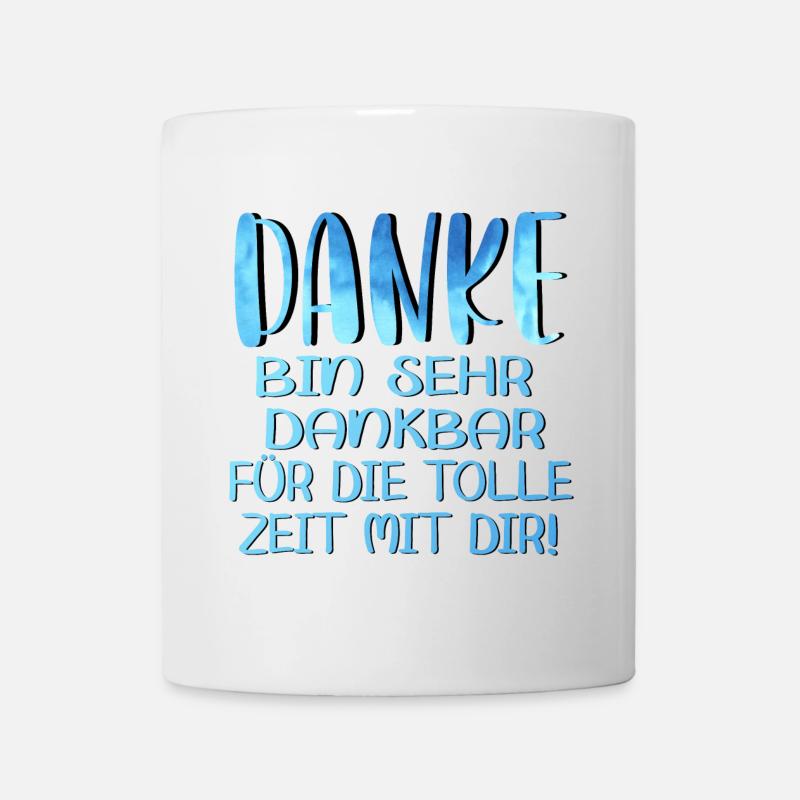 Abschiedsgeschenke - TOLLE ZEIT MIT DIR SPRÜCHE - Tasse - Weiß