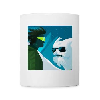 Yeti-Begegnungen - Tasse - Weiß - Vorne