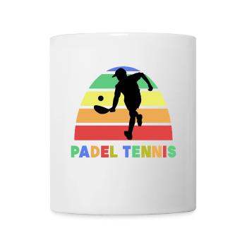 Sport Padel Tennis Leisure Balls Rackets - Mug - white - Front