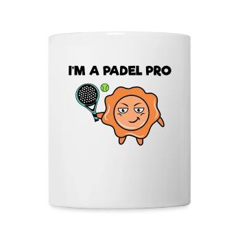 Schmetterball Spieler Statement Padel Ball Racket - Tasse - Weiß - Vorne
