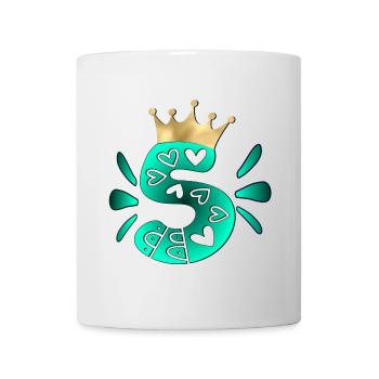 5. Anniversaire des enfants - CINQ - CINQ ANS - COURONNE - Mug blanc - blanc - Devant