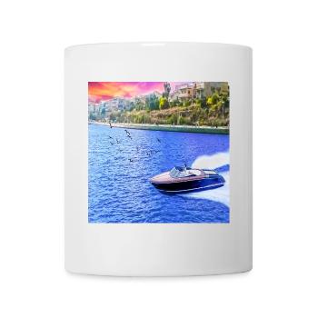 natural view - Mug - white - Front