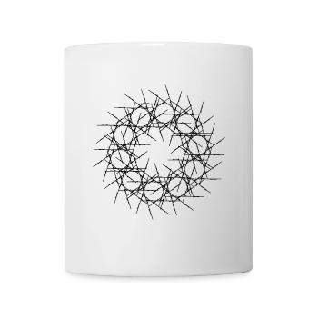 Strahlen KUNST | Braiding | Chain - Mug - white - Front