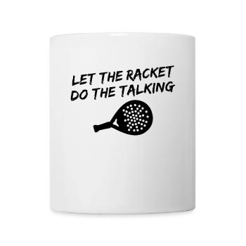Padel-Tennis Statement Racket Spieler Padelspiel - Tasse - Weiß - Vorne