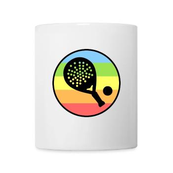 Raquette Padel Tournoi Balles Padel Tennis - Mug blanc - blanc - Devant
