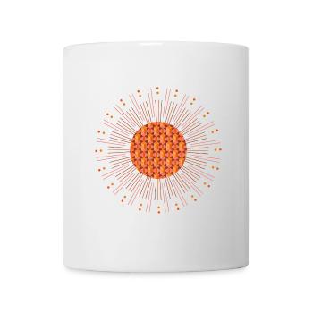 Mandala sunshine - Tasse - Weiß - Vorne