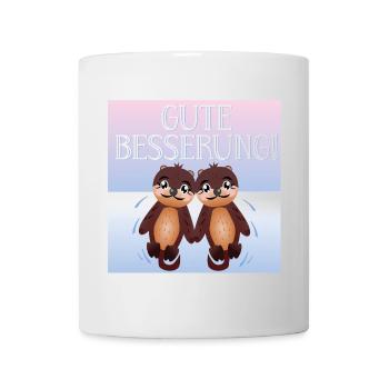 Gute Besserung - SEEOTTER - PAARE - Tasse - Weiß - Vorne