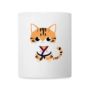Chatons de karaté - Mug blanc - blanc - Devant
