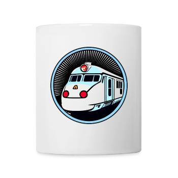 Train, locomotive, railway - Mug - white - Front