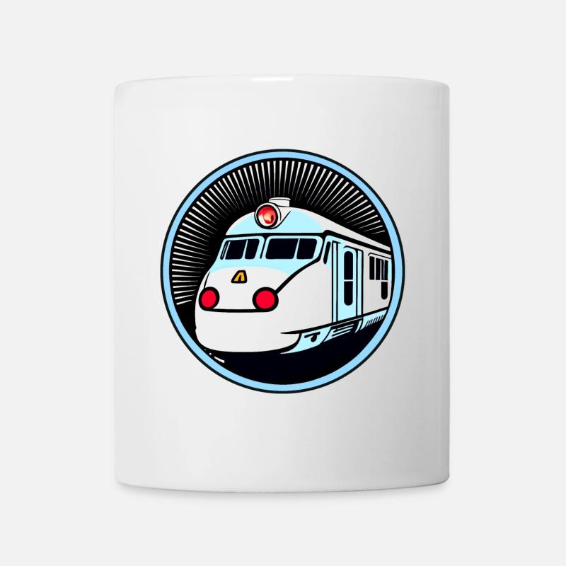 Zug, Lokomotive, Eisenbahn - Tasse - Weiß