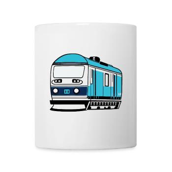 Locomotive, train, chemin de fer - Mug blanc - blanc - Devant