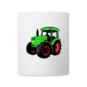 Tracteur - Mug blanc - blanc - Devant