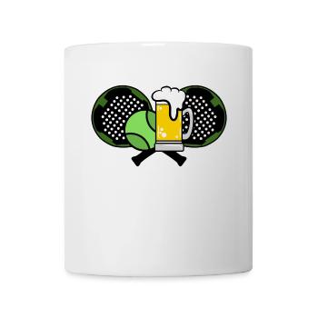 Raquette Padel Sport Balls Padel Tennis - Mug blanc - blanc - Devant